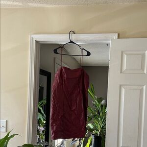 Wild Fable Burgundy Prom Dress